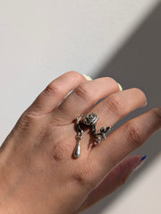 BILAK -  Rose and Drop ring
