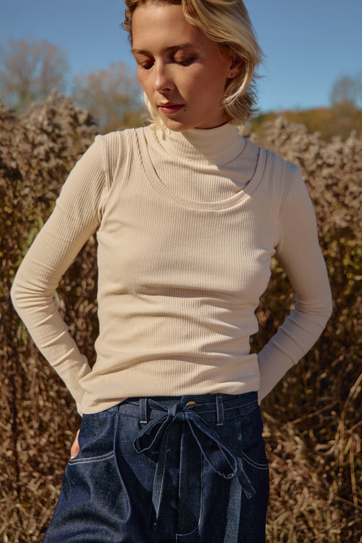 ADAMO rib turtleneck -  4 colors