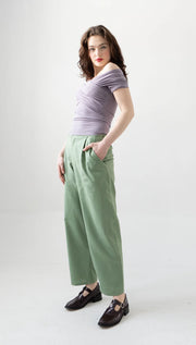 RIGHTFUL OWNER - Shawl Blouse in Lavender