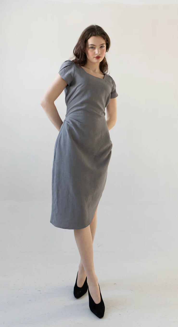 RIGHTFUL OWNER - Clara Dress in Grey