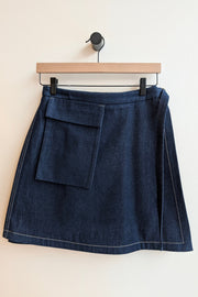 TOLEDO indigo denim skirt