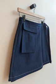 TOLEDO indigo denim skirt