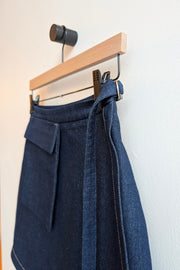 TOLEDO indigo denim skirt