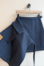 TOLEDO indigo denim skirt
