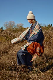 DISPATCH Plaid Eco Cotton Blend Twill scarf