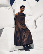 VALMORA - LELIO Top in Brown