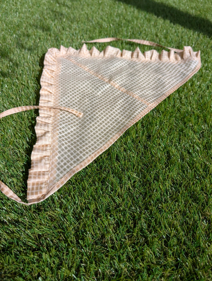 Bandana with Ruffle Edge