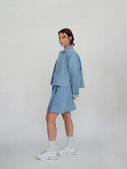 TOLEDO blue denim skirt