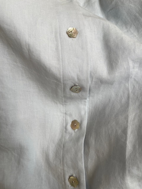 ANNETTE light blue linen dress