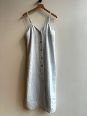 ANNETTE light blue linen dress