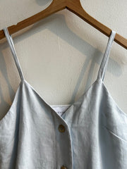 ANNETTE light blue linen dress