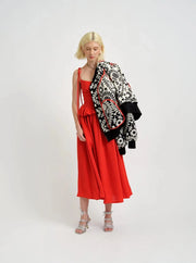 ELIZA FAULKNER - Tessa dress red linen