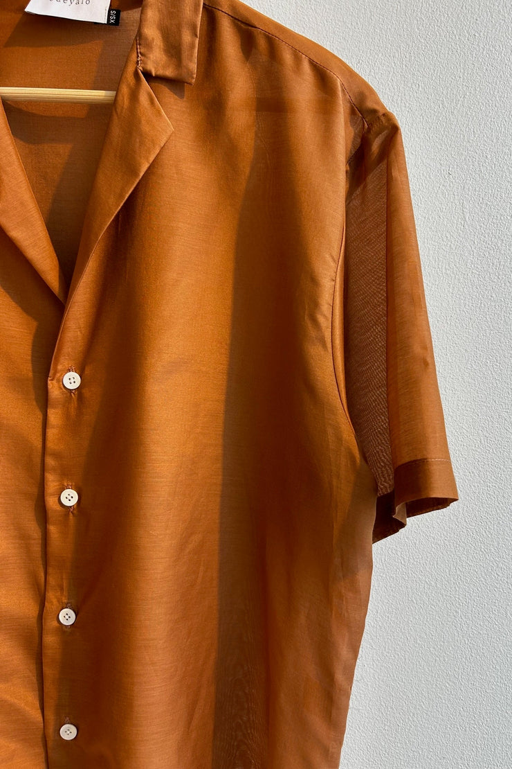 TACHIDO rust blouse