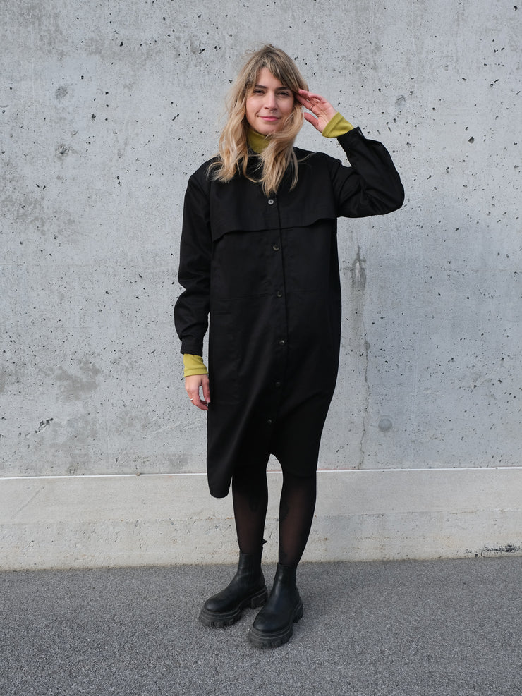 MOCCIONE black shirt dress