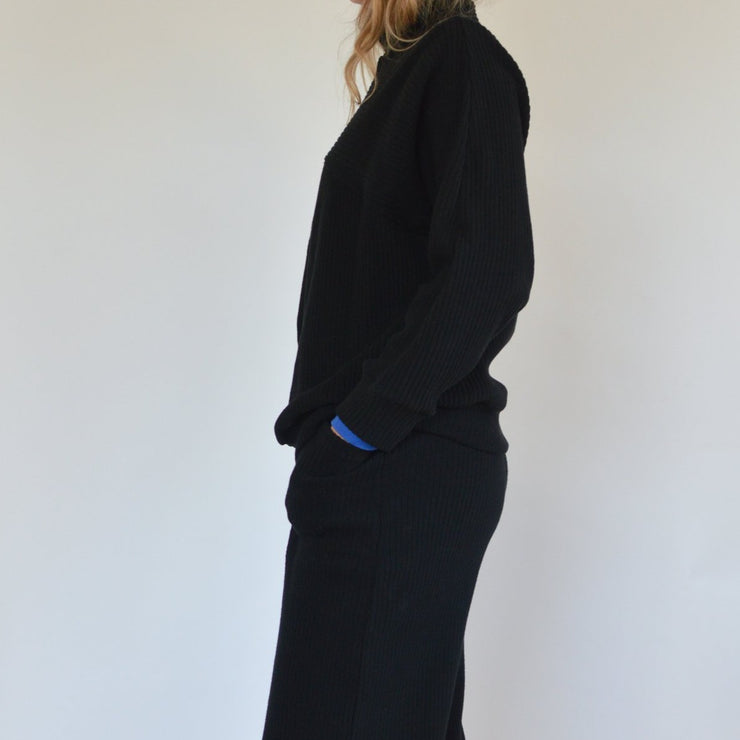 MARCUS black mock neck sweater